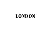 London: Hardcover White Decorative Book for Decorating Shelves, Coffee Tables, Home Decor, Stylish World Fashion Cities Design: 6