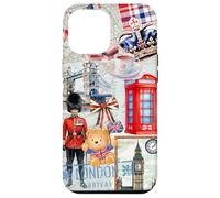 London Icons Collage with Guard, Phone Booth & Big Ben Carcasa para iPhone 12 Pro MAX