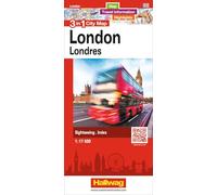 London/Londres: 3 in 1: Stadtplan, Reiseinformationen und Highlights! (3 in 1 City maps)