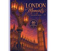 London Moments Cozy Coloring Book
