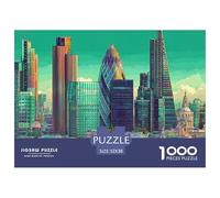 London Paisaje Urbano con Puzzle 1000 Piezas Entretenimiento Creativo Regalo DiVersión Decoración del Rompecabezas Juguetes Desafiantes Adultos Y Niños A Partir De 12 Años 52x38cm/1000pcs