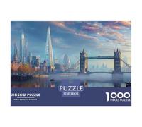 London Paisaje Urbano con Puzzle 1000 Piezas Pasatiempo Creativo Clásicos Regalos Obra De Arte Rompecabezas Desafiante Noches De Juegos Adultos Y Niños A Partir De 12 Años 38x26cm/1000pcs
