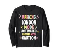 LONDON Personalized Women's Gift Custom LONDON Manga Larga