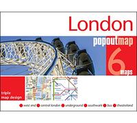London PopOut Map: 3 PopOut maps in one handy, pocket-size format