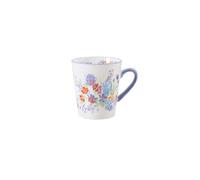 London Pottery Juegos de té de porcelana para la tarde, tazas y platillo, con tetera, azucarera, jarra de leche, soporte de postre para bodas, fiestas (taza Viscri Meadow-400 ml/382.7 g)