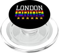 London Pride England Gay Lesbianas Queer LGBT Rainbow Flag PopSockets PopGrip para MagSafe