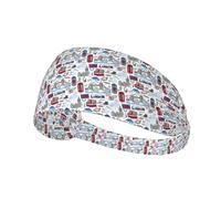 London Printing - Diadema deportiva elástica multifuncional y cómoda para actividades al aire libre