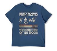 London Rock History - Camiseta gráfica inspirada en conciertos retro para fanáticos del rock psicodélico, Navy-style, XL