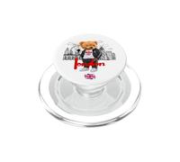 London Royal Teddy Bear Bad Boy Ilustración Gráfico Anime PopSockets PopGrip para MagSafe