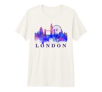 London Skyline - Camiseta de Viaje con diseño gráfico Camiseta Premium