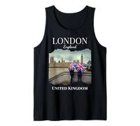 London Skyline England Reino Unido British Souvenir - Femenino Camiseta sin Mangas
