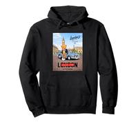 London Stories with Classic Teddy Bear in London Cityscape Sudadera con Capucha