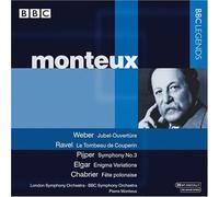 London Symphony Orch - Monteux Dirige Weber,Pijper,Elgar