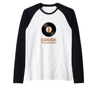 London The Classic Track Vinyl Music Art Camiseta Manga Raglan