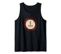 London The Classic Track Vinyl Music Art Camiseta sin Mangas