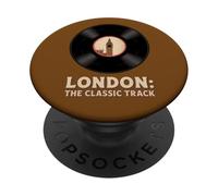 London The Classic Track Vinyl Music Art PopSockets PopGrip Adhesivo
