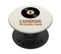 London The Classic Track Vinyl Music Art PopSockets PopGrip Adhesivo