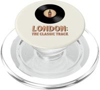 London The Classic Track Vinyl Music Art PopSockets PopGrip para MagSafe