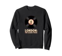 London The Classic Track Vinyl Music Art Sudadera