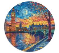 London Tower Bridge Puzzle Imposible,desafío for Adults Entretenimiento Creativo 1000 Piezas Obra De Arte De Juego De para Adultos Y Niños A Partir De 12 Años 1000pcs (67.5x67.5cm)