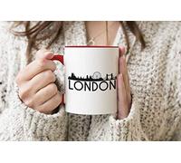 London Town England United Kingdom Citylife Place Love Red Handle Mug Coffee Tea Mug 312ml Cup