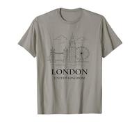 London United Kingdom Minimalist City Travel Souvenir Camiseta