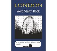 London Word Search Book: Word searches with easy to read print about London landmarks, British culture, city life and more | 6X9 inches 110 pages | ... for gifts, vacations, leisure time, holidays.