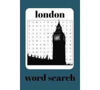 London Word Search Puzzle Book: Word Searches With Easy To Read Print About London, England, United Kingdom and More | 6x9 inches, 110 pages | 50+ ... gifts for vacations, Holidays and free time.