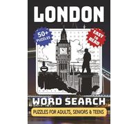 London Word Search Puzzle Book: Word Searches with Easy-to-Read Print, London & UK Themed, Landmarks, Culture, Travel and More | 6x9 Inches, 112 Pages ... Gift, Vacations, Holidays and Free Times