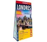 Londres 1/17.500 (carte grand format laminée - plan de ville) (Carte Laminée Plan de ville Comfort! Map)