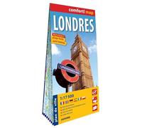 Londres 1/17.500 (carte grand format laminée - plan de ville). London (Carte Laminée Routière et Touristique Comfort! Map)