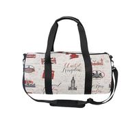 Londres Big Ben - Bolsa de viaje para gimnasio, gimnasio, baile, fin de semana, para entrenamiento de fitness, hospital, para mujeres y hombres, multicolor, Bolsa de viaje