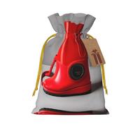 Londres - Bolsas de regalo reutilizables con cordón con estampado de botas de teléfono, perfectas para vacaciones y fiestas