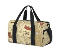 Londres City Landmarks - Bolsa de lona deportiva para fin de semana de Londres, bolsa de viaje informal, para viajes, gimnasio, para niños, niñas, niños, mujeres y hombres