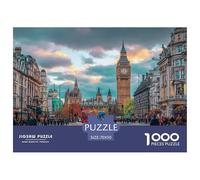 Londres Cityscape con Puzzle 1000 Piezas para Entretenimiento Creativo Regalo DiVersión Obra De Arte Rompecabezas Juguetes Desafiantes para Adultos Y Niños 70x50cm/1000pcs