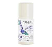 Londres de Yardley English Lavender Colonia Stick 20 ml | Solid Perfume Balm Stick with Relaxing and Soothing Fragrance, Travel Friendly, Vegan and Cruelty Free, 90% Natural