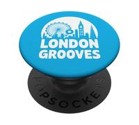 Londres Grooves City Música Horizonte Arte PopSockets PopGrip Adhesivo
