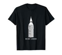 Londres Inglaterra Capital Big Ben Londres Turismo Camiseta