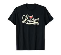 Londres, Inglaterra, Union Jack Heart Love, Reino Unido, Regalo del Orgullo británico Camiseta
