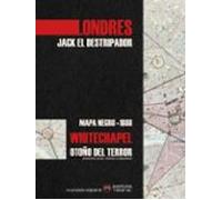 Londres Jack El Destripador: Mapa Negro 1888 Whitechapel Otoño Del Ter