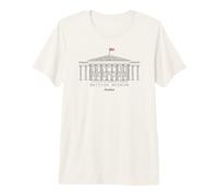 Londres, Museo Británico, Dibujo a Mano, Inglaterra Camiseta Premium