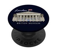Londres, Museo Británico, Dibujo a Mano, Inglaterra PopSockets PopGrip Adhesivo