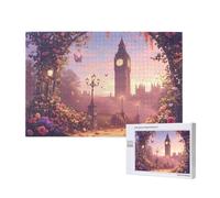 Londres Puzzle 1500 Piezas,Grande Rompecabezas Adultos de Madera,Paisaje Puzzles Juegos Divertidos/Relajantes/Desafiantes para Adultos y Principiantes,como Regalo para Amigos y Seres Queridos M-331