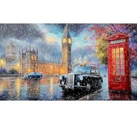 Londres Puzzle Imposible,desafío for Adults Entretenimiento Creativo 1000 Piezas Obra de Arte de Juego de para Adultos y Niños a Partir de 12 Años 38x26cm/1000pcs
