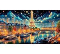 Londres Puzzle Imposible,desafío para Adultos Entretenimiento Creativo 1000 Piezas Obra de Arte de Juego de para Adultos y Niños a Partir de 12 Años 75x50cm/1000pcs