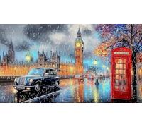 Londres Rompecabezas Imposible,desafío para Adultos Juego edugatoivo 1000 Piezas Obra de Arte de Juego de para Adultos, Regalos a Partir de 14 Años 38x26cm/1000pcs