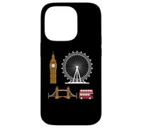 Londres Souvenir Vintage London Sights For London with Love Carcasa para iPhone 14 Pro