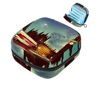 Londres The Big Ben Clock - Bolsa de almacenamiento para servilletas sanitarias portátil para mujeres, adolescentes y niñas, bolsa de copa menstrual