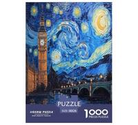 Londres Tower Bridge Puzzle Imposible,desafío for Adults Arte Juego EduGatoivo 1000 Piezas Obra De artee De Juego De para Adultos Y Niños 38x26cm/1000pcs