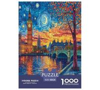 Londres Tower Bridge Rompecabezas Imposible,desafío for Adults Arte Juego EduGatoivo 1000 Piezas Obra De artee De Juego De para Adultos Y Niños 38x26cm/1000pcs